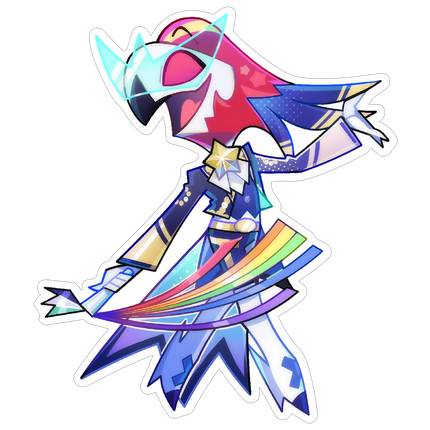 Chibi Pride Vassago Sticker *LIMITED STOCK*