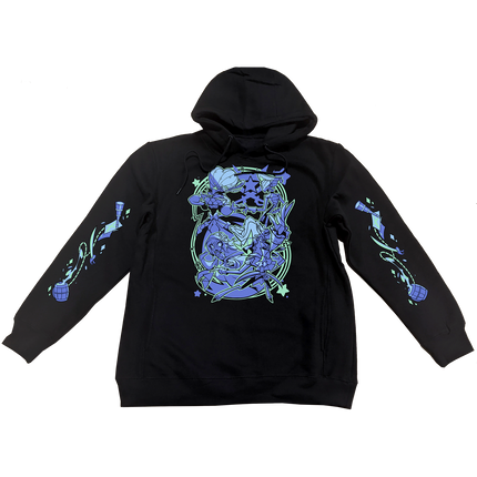 Pullover Hoodie - Vassago's Ship w/Printed Sleeves *LAST ONE*