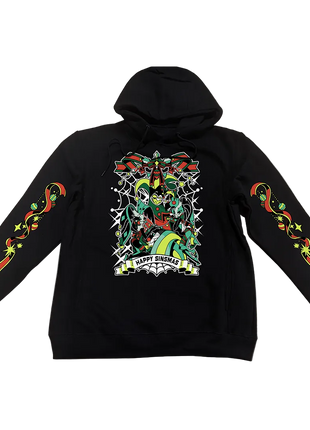 Pullover Hoodie - Sinsmas 2024 - Mammon + Glitz + Glam w/Printed Sleeves *LIMITED STOCK*