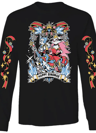 Long Sleeve Shirt - Sinsmas 2024 - Stella + Andrealphus w/Printed Sleeves *LIMITED STOCK*