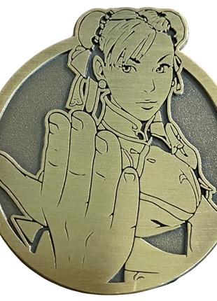 Limited Edition Emblem: Chun-Li - Street Fighter Enamel Pin