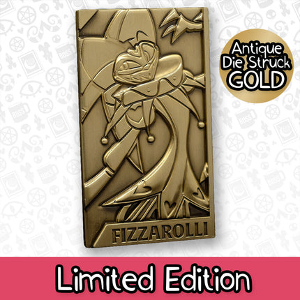 Fizzarolli Gold Plated Metal Collectible Card *CLEARANCE*