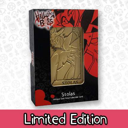 Stolas Gold Plated Metal Collectible Card *CLEARANCE*
