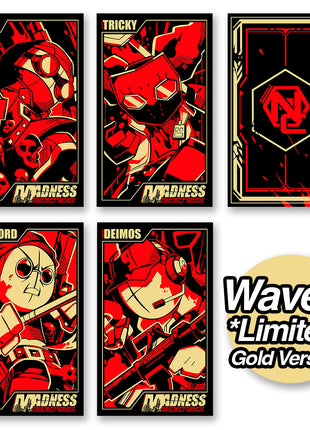 MADNESS: Project Nexus - Metal Card Set Series 1 Wave 1 Gold *LAST CHANCE*