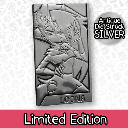 Loona Silver Plated Metal Collectible Card *CLEARANCE*
