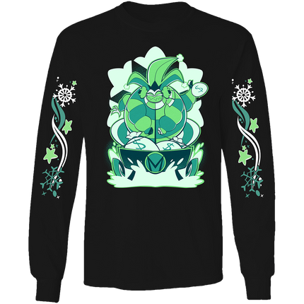 Long Sleeve Shirt - Mammon - Cozy Winter w/Printed Sleeves *LIMITED STOCK*