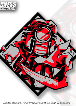 Phobos - Metal Diamond Pin *LAST CHANCE*