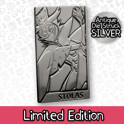 Stolas Silver Plated Metal Collectible Card *CLEARANCE*